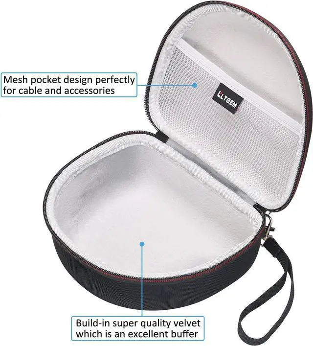 Alt view image 4 of 7 - Hard Headphones Case for Sony MDR7506 Professional Large Diaphragm Headphone - Travel Carrying Storage Bag
