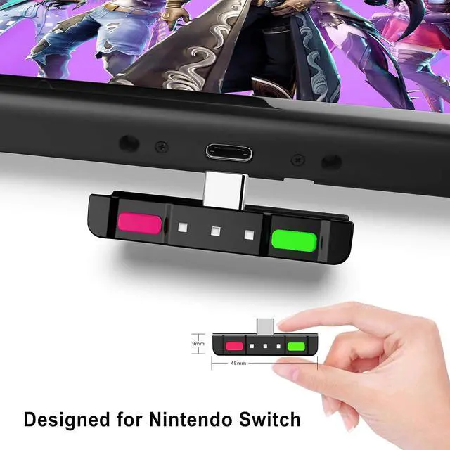 Alt view image 5 of 7 - HomeSpot Bluetooth Audio Adapter with USB-C, Built-in mic, for Nintendo Switch, PS4, PS5, PC, Supports Headphones mic, aptX Low Latency, Dual Headphones, in-Game Voice Chat
