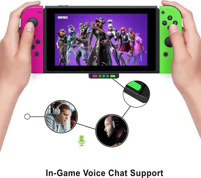 Alt view image 4 of 7 - HomeSpot Bluetooth Audio Adapter with USB-C, Built-in mic, for Nintendo Switch, PS4, PS5, PC, Supports Headphones mic, aptX Low Latency, Dual Headphones, in-Game Voice Chat