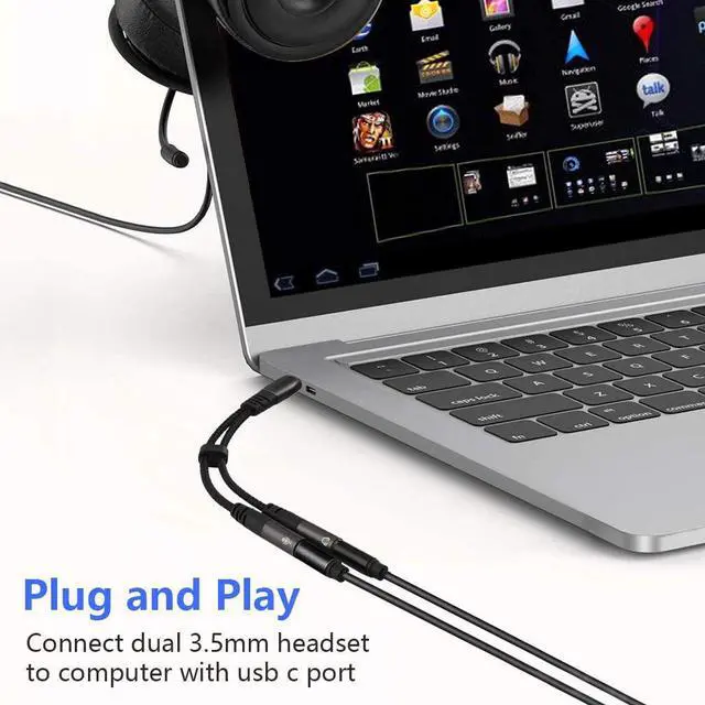 Alt view image 5 of 7 - USB C Microphone Adapter, USB C to 3.5mm Combo 3.5mm Hi Fi Audio & Mic Jack Splitter Compatible with iPad Pro, iPad Air, MacBook, Pixel 7 6 Pro 5 4 XL, Galaxy S23 S22 S21 Ultra Note 20 Ultra