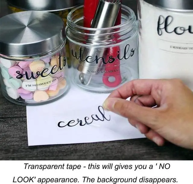Alt view image 5 of 7 - Oozmas 12mm 0.47 Laminated Clear Tape Replacement for TZe-131 Brother P-Touch Label Maker Tape Black on Clear TZe TZ Refills Work for Ptouch PTD210 PT-D220 H110 Label Tape, 1/2 Inch x 26.2 ft, 4-Pack