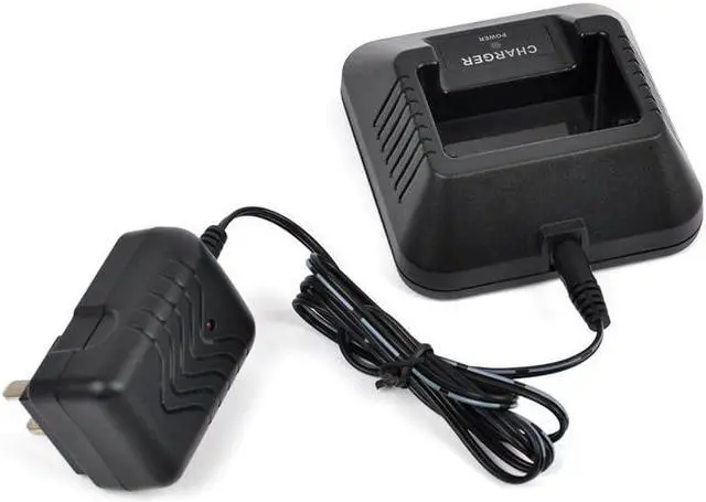 Alt view image 2 of 6 - Walike Talkie Base Desktop Charger for Baofeng UV-5R UV-5RA UV-5RB UV-5RC UV-5RD UV-5RE UV-5Replus Two-Way Radio