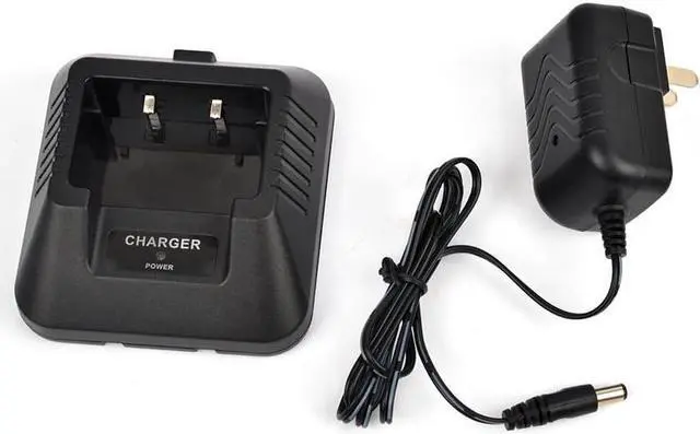 Alt view image 3 of 6 - Walike Talkie Base Desktop Charger for Baofeng UV-5R UV-5RA UV-5RB UV-5RC UV-5RD UV-5RE UV-5Replus Two-Way Radio