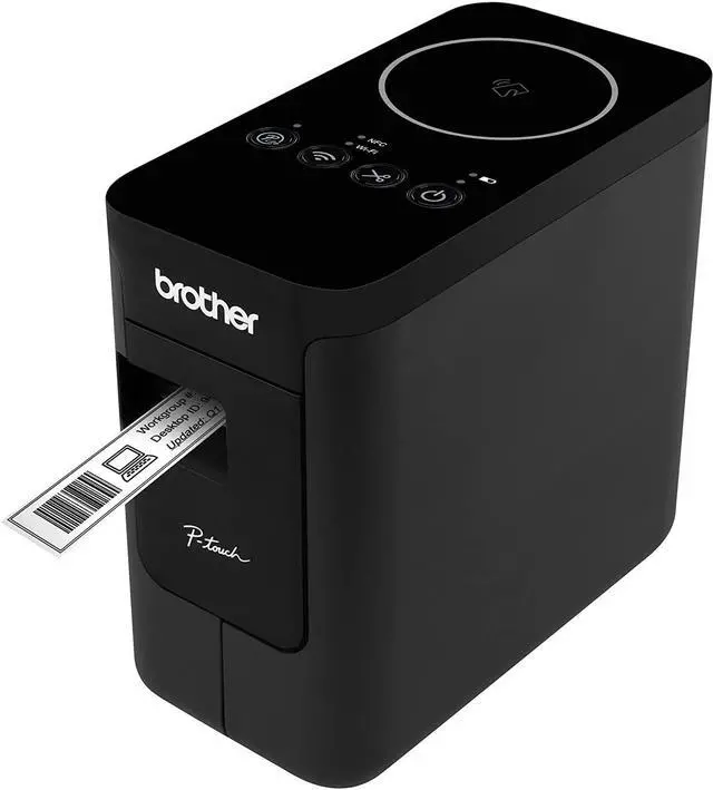 Alt view image 6 of 7 - Brother P-touch, PTP750W, Wireless Label Maker, NFC Connectivity, USB Interface, Mobile Device Printing, Black