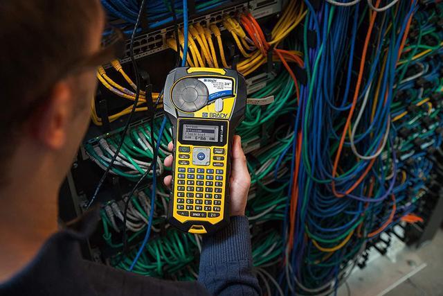 Alt view image 5 of 6 - Brady BMP21-PLUS Handheld Label Printer with Rubber Bumpers, Multi-Line Print, 6 to 40 Point Font