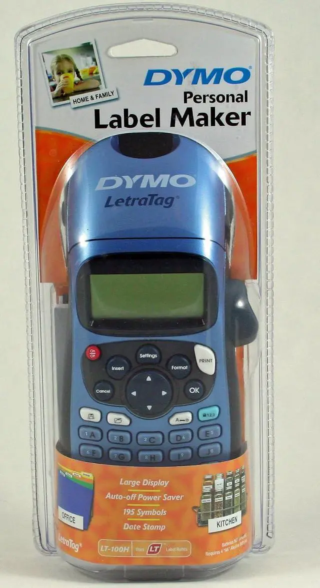 Main image of Sanford LABLER ELECTRONIC Label Maker, Grey, USB, 1.57 inches, 1200 x 300 dpi, 120 labels/min, 2 MB, Portable, Thermal, Color, Simplex, Home Organization, Small Office Management