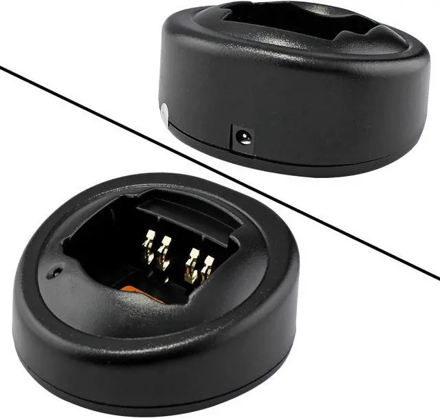 Alt view image 2 of 5 - abcGoodefg 2 Way Radio Ni-MH Ni-CD Li-ion Battery Charging Dock Desktop Charger for Motorola Radios GP328 GP388 HT750 HT1250 MTX950 PRO5350 PTX760 EX500 GL2000
