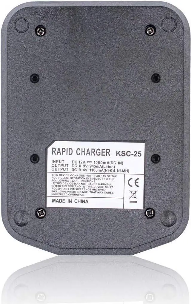 Alt view image 4 of 7 - Aimtobest KSC-25 Charger Compatible for Kenwood Radio TK-2140 TK-3140 TK-2160 TK-3160 TK-2170 TK-3170 TK-2360 TK-3360 NX-220 NX-320 KNB-57L KNB-55L KNB-35L KNB-56N KNB-26N Battery