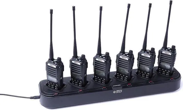 Main image of BTECH CH-8-6 6-Way Gang Charger for UV-82HP, GMRS-V2, MURS-V1, UV-82C, Baofeng UV-82 (BL-8 Battery), Bulk Bank Multi Charger for BaoFeng, BTECH