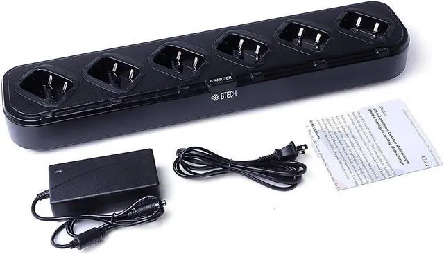 Alt view image 3 of 5 - BTECH CH-8-6 6-Way Gang Charger for UV-82HP, GMRS-V2, MURS-V1, UV-82C, Baofeng UV-82 (BL-8 Battery), Bulk Bank Multi Charger for BaoFeng, BTECH