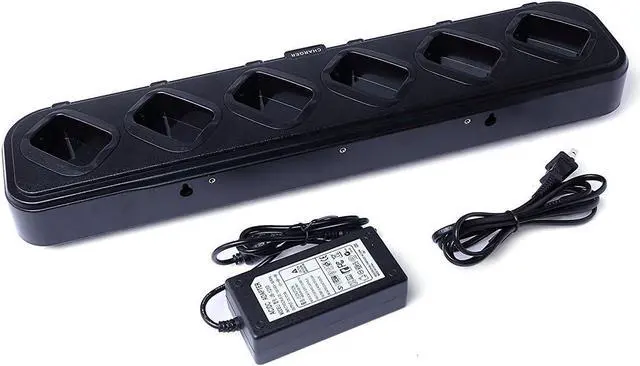 Alt view image 5 of 5 - BTECH CH-8-6 6-Way Gang Charger for UV-82HP, GMRS-V2, MURS-V1, UV-82C, Baofeng UV-82 (BL-8 Battery), Bulk Bank Multi Charger for BaoFeng, BTECH