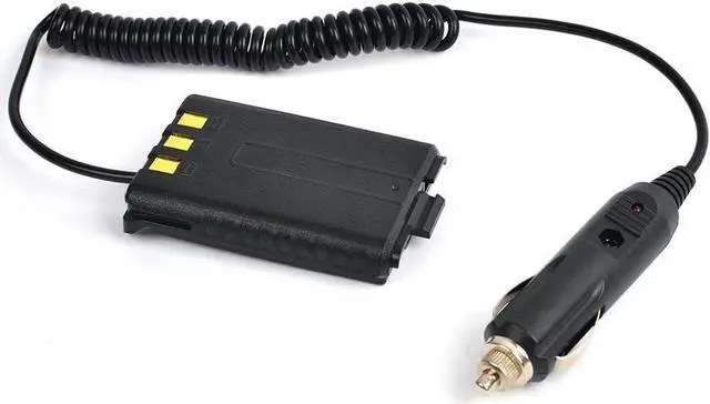 Alt view image 3 of 6 - Battery Eliminator Car Charger for Baofeng Transceiver Ham Radio UV-5R UV-5R+ UV-5RA UV-5RA+ UV-5RB UV-5RC UV-5RD UV-5RE UV-5RE Plus Walkie Talkie