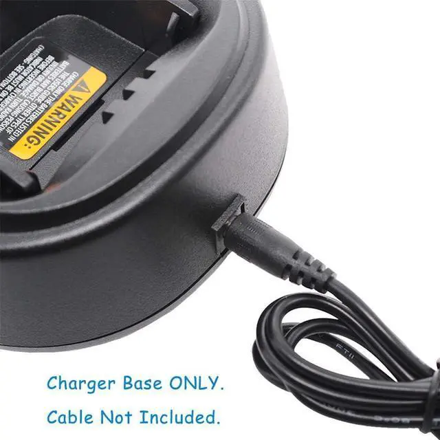 Alt view image 2 of 7 - Aimtobest WPLN4137 Single-Unit Charger Base Compatible for Motorola CP200 CP200D CP200XLS CP040 CP140 PR400 EP450 DEP450 DP1400 Radio with Belt Clip 2 Pack (Without Charging Cable)