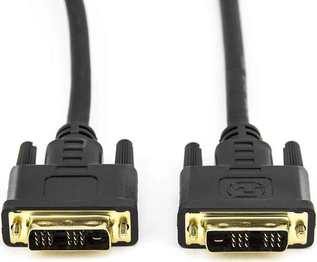 Alt view image 2 of 5 - Rocstor Y10C186-B1 Premium 3 ft. DVI-D Single Link Cable - M/M - DVI Cable for use with Projectors, Video Devices, Monitors - 1m - 1 Pack - Male Digital Video, Black