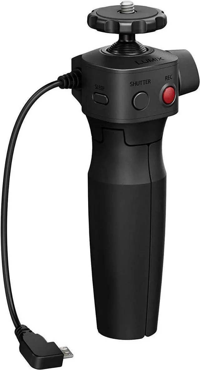 Alt view image 7 of 9 - Panasonic LUMIX DMW-SHGR1 Tripod Grip with USB Micro-B Wired Connection