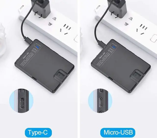 Alt view image 6 of 7 - Newmowa 60 LED High Power Rechargeable Clip Fill Video Conference Light with Front & Back Clip, Adjusted 3 Light Modes for Phone, iPhone, Android, iPad, Laptop, for Makeup, TikTok, Selfie, Vlog