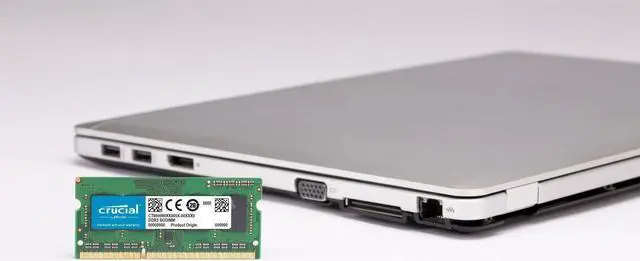 Alt view image 5 of 6 - Crucial 2GB Single DDR3/DDR3L 1600 MT/S (PC3-12800) Unbuffered SODIMM 204-Pin Memory - CT25664BF160B