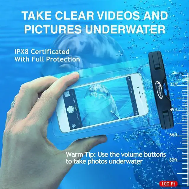 Alt view image 7 of 7 - AiRunTech Waterproof Phone Pouch,Waterproof Phone Case with Lanyard Protector for iPhone 15 14 13 12 11 Pro Max,Waterproof Cellphone Bag Cruise Ship Essentials Vacation Accessories