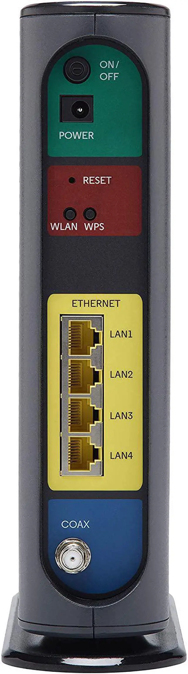 Alt view image 7 of 7 - Motorola MG7315 Modem WiFi Router Combo | DOCSIS 3.0 Cable Modem + N450 Single Band Wi-Fi Gigabit Router | 343 Mbps Max Speeds | Approved by Cox and Spectrum