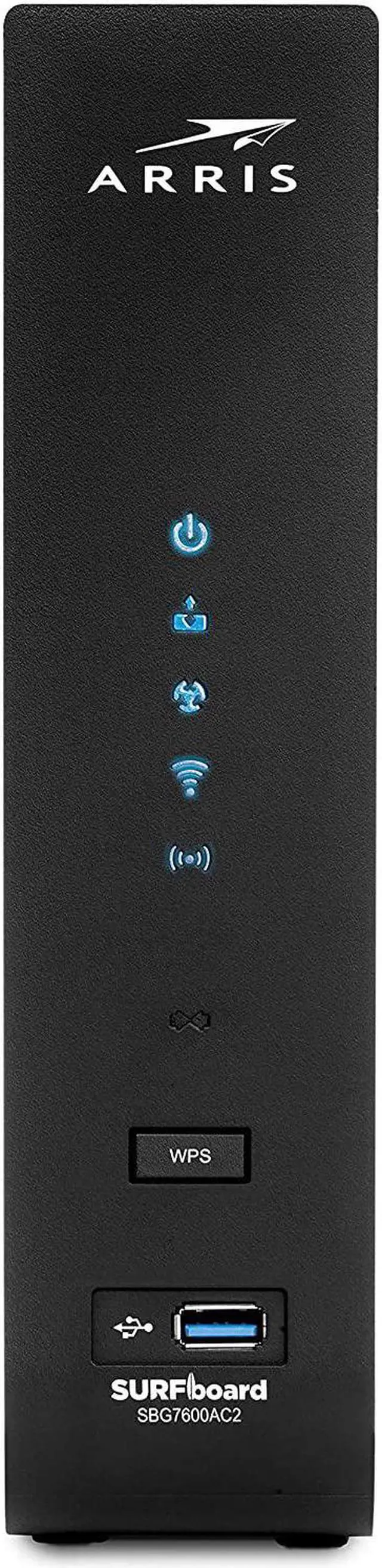 Alt view image 2 of 7 - ARRIS (SBG7600AC2) - Cable Modem Router Combo - DOCSIS 3.0 & AC2350 WiFi, for Comcast Xfinity, Cox, check with ISP for compatibility [Not for Spectrum] Four 1 Gbps Ports , 800 Mbps Max Internet Speeds
