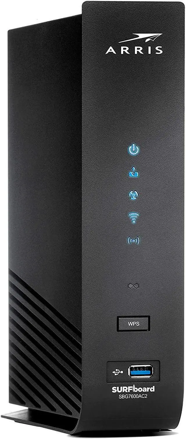 Alt view image 3 of 7 - ARRIS (SBG7600AC2) - Cable Modem Router Combo - DOCSIS 3.0 & AC2350 WiFi, for Comcast Xfinity, Cox, check with ISP for compatibility [Not for Spectrum] Four 1 Gbps Ports , 800 Mbps Max Internet Speeds