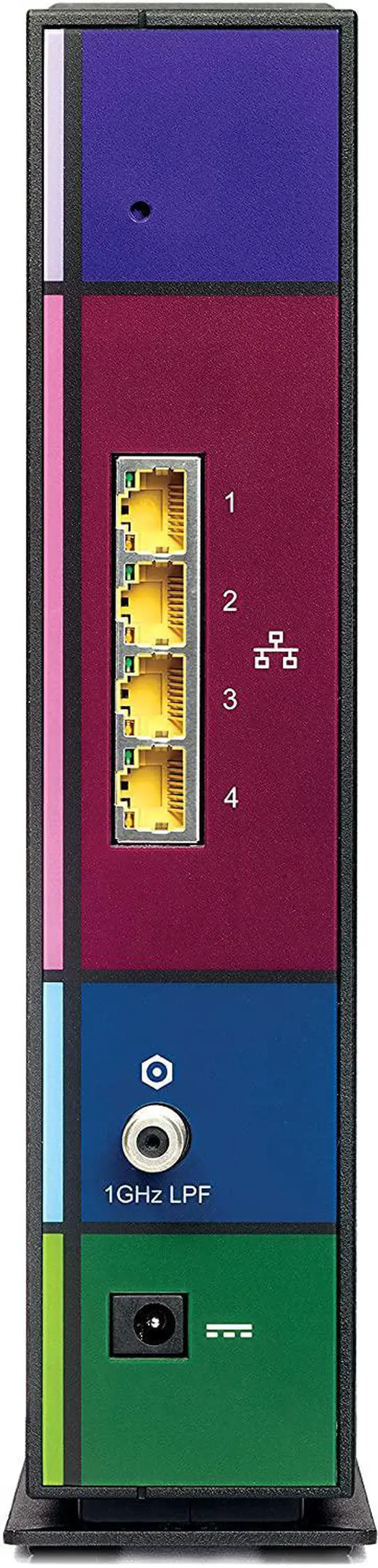 Alt view image 4 of 7 - ARRIS (SBG7600AC2) - Cable Modem Router Combo - DOCSIS 3.0 & AC2350 WiFi, for Comcast Xfinity, Cox, check with ISP for compatibility [Not for Spectrum] Four 1 Gbps Ports , 800 Mbps Max Internet Speeds