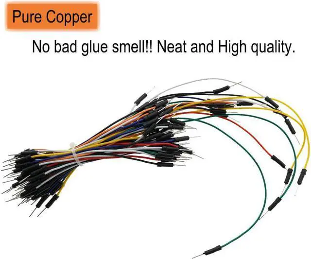 Alt view image 6 of 7 - 1660 Solderless Breadboard Kit 350 Jumper Wires 65 Jumper Wires
