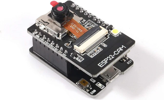 Alt view image 6 of 7 - 5-Pack ESP32-CAM-MB Development Board with OV2640 Camera, WiFi & Bluetooth, Micro USB