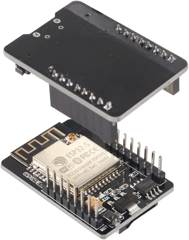Alt view image 7 of 7 - 5-Pack ESP32-CAM-MB Development Board with OV2640 Camera, WiFi & Bluetooth, Micro USB