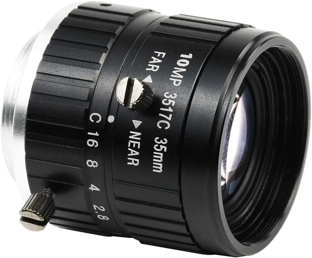 Alt view image 2 of 7 - Waveshare Industrial Telephoto Lens with 35mm Focal Length Multi Field Angle C-Mount Compatible with Raspberry Pi HQ Camera