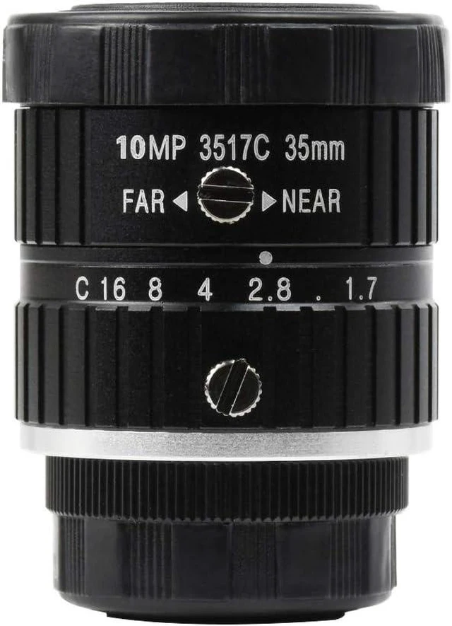 Alt view image 4 of 7 - Waveshare Industrial Telephoto Lens with 35mm Focal Length Multi Field Angle C-Mount Compatible with Raspberry Pi HQ Camera