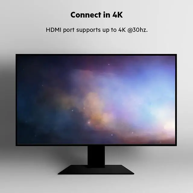 Alt view image 3 of 7 - Belkin USB C Hub, 7-in-1 MultiPort Adapter Dock with 4K HDMI 1.4, USB-C PD 3.0, 2X USB-A 3.0 BC1.2, SD 3.0 Card Reader, Micro SD 3.0, 3.5 mm Audio in/Out for MacBook Pro,Air, iPad Pro, XPSand More