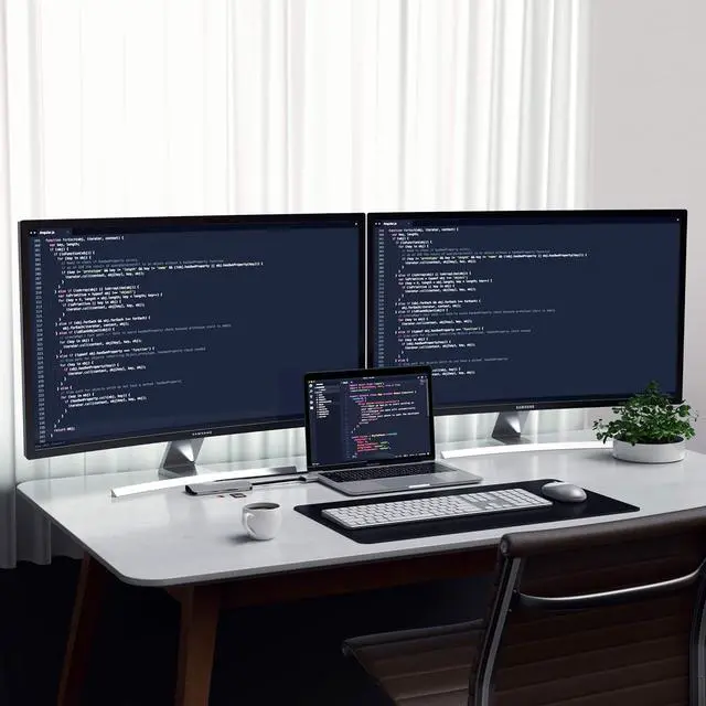 Alt view image 6 of 6 - Satechi Type-C Dual Multimedia Adapter with Dual 4K HDMI, USB-C PD, Gigabit Ethernet, Micro/SD Card Readers, USB 3.0 - for M2/ M1 MacBook Pro/Max (Silver)