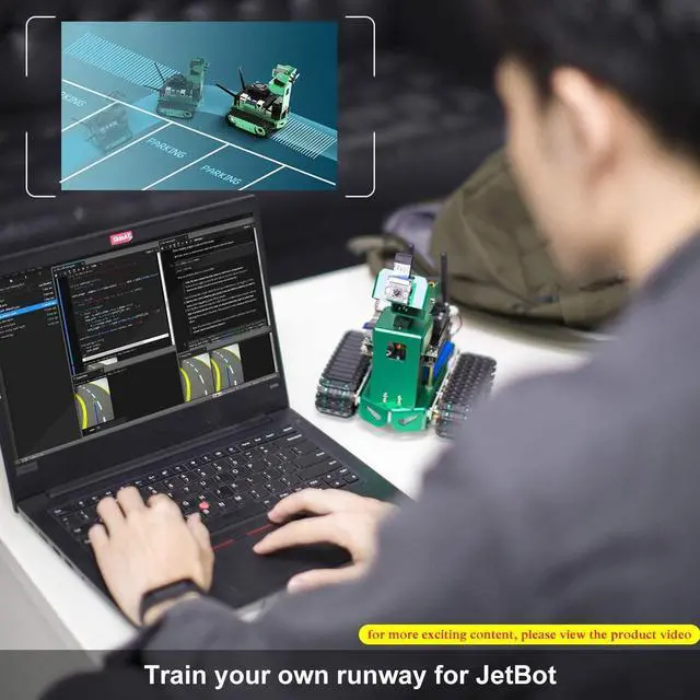 Alt view image 3 of 7 - Yahboom Jetbot and Jetson Nano