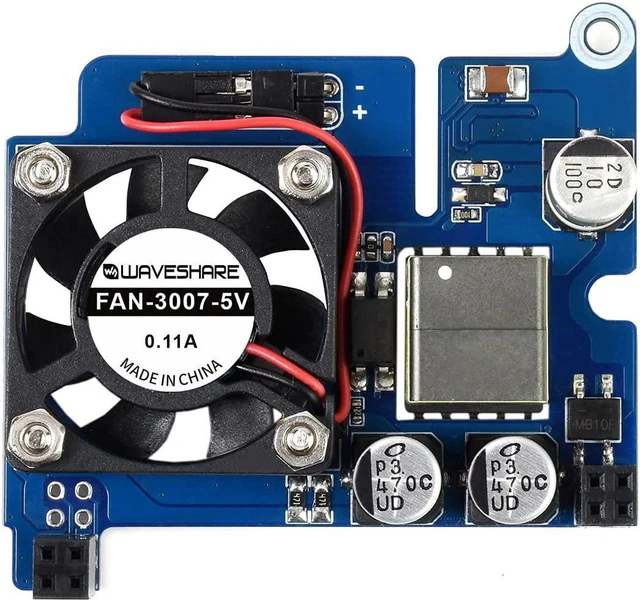 Alt view image 3 of 7 - Power Over Ethernet HAT (D) for Raspberry Pi 4B/3B+, PoE HAT with Cooling Fan, IEEE 802.3af-Compliant,5V 2.5A PoE Power Output,Compatible with Raspberry Pi 4B/3B+ Official Case