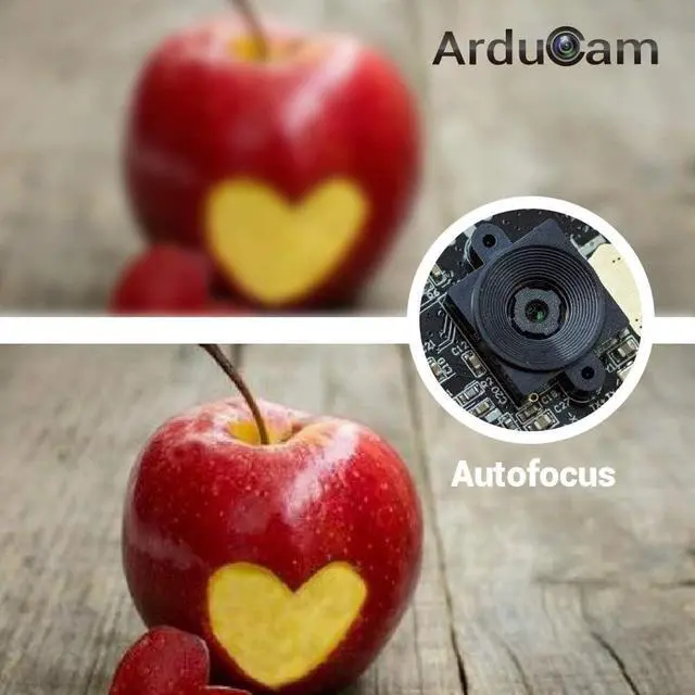 Alt view image 3 of 6 - Arducam 8MP 1080P Auto Focus USB Camera Module with Metal Case, 1/3.2 IMX179 Lightburn Webcam with Microphone, for Windows, Linux, Android and Mac OS