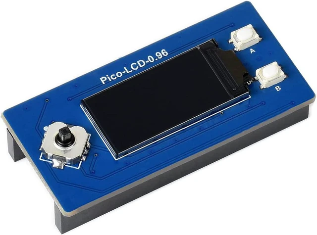 Alt view image 2 of 7 - waveshare 0.96inch LCD Display Module for Raspberry Pi Pico 65K RGB Colors 160×80 Pixels SPI Interface Embedded ST7735S Driver