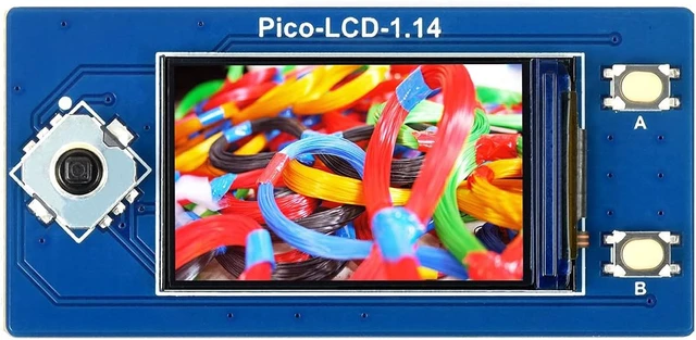 Alt view image 6 of 7 - Waveshare 1.14inch LCD Display Module for Raspberry Pi Pico 65K RGB Colors 240×135 Pixels with SPI Interface Embedded ST7789 Driver Using SPI Bus IPS Screen