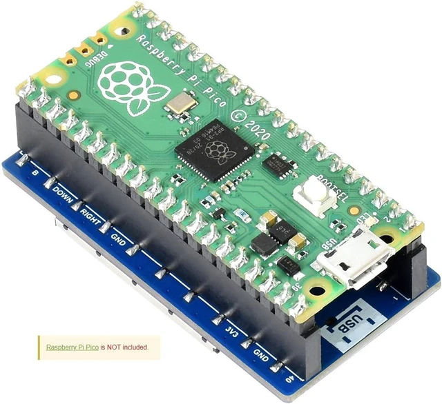 Alt view image 6 of 6 - waveshare 1.3inch LCD Display Module for Raspberry Pi Pico 65K RGB Colors 240×240 Pixels SPI Interface Comes with Raspberry Pi Pico C/C++ and MicroPython Demo