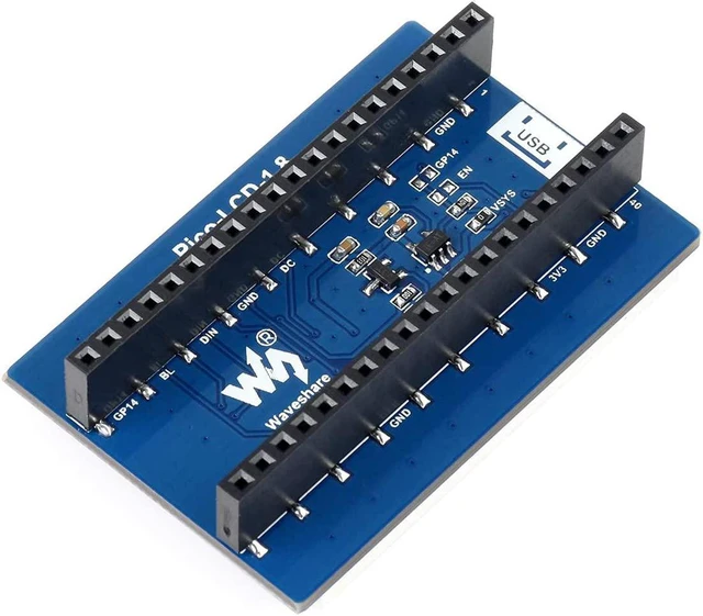 Alt view image 2 of 7 - waveshare 1.8inch LCD Display Module for Raspberry Pi Pico Microcontroller Board,160×128 Resolution 65K RGB Colors Display TFT Screen,SPI Interface
