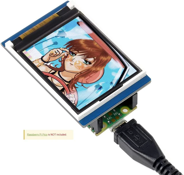 Main image of waveshare 1.8inch LCD Display Module for Raspberry Pi Pico Microcontroller Board,160×128 Resolution 65K RGB Colors Display TFT Screen,SPI Interface