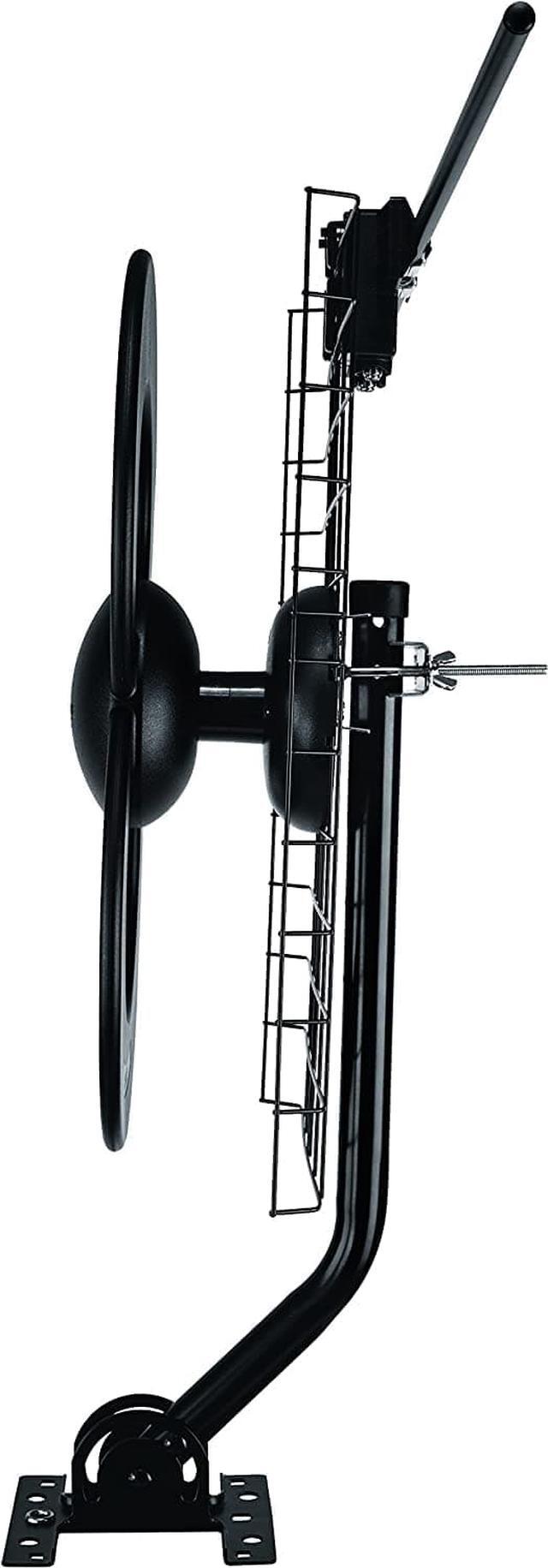 Alt view image 3 of 7 - Antennas Direct ClearStream 2V TV Antenna, 60+ Mile Range, UHF/VHF, Multi-directional, Indoor, Attic, Outdoor, Mast w/Pivoting Base/Hardware, 4K Ready, Black  C2-V-CJM, 18.50in. x 12.30in. x 3.60in.