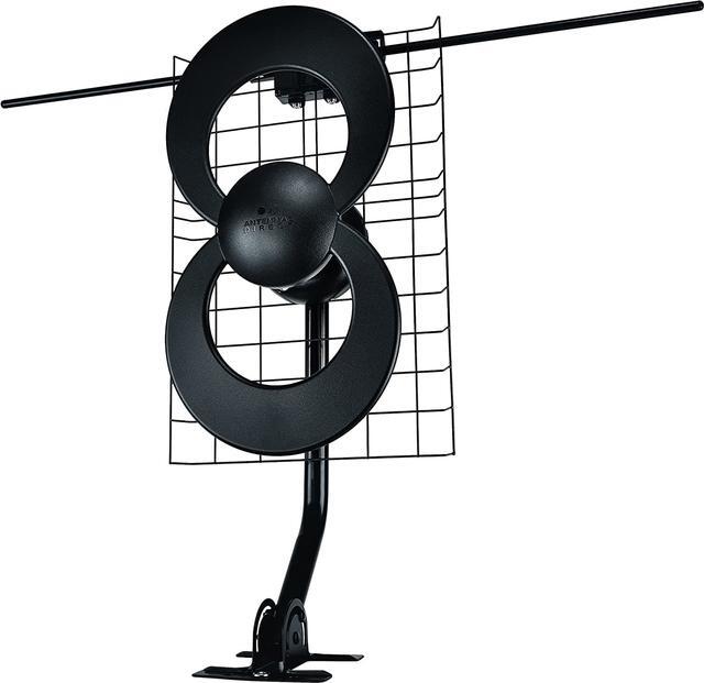 Alt view image 5 of 7 - Antennas Direct ClearStream 2V TV Antenna, 60+ Mile Range, UHF/VHF, Multi-directional, Indoor, Attic, Outdoor, Mast w/Pivoting Base/Hardware, 4K Ready, Black  C2-V-CJM, 18.50in. x 12.30in. x 3.60in.