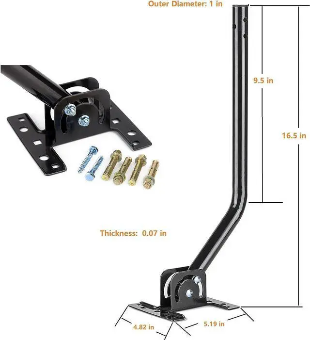 Alt view image 4 of 4 - McDuory TV Outdoor Yagi Antenna with Long Range Reception Capacity - Digital TV Antenna Available for Attic or Roof Mount, Long Range Digital OTA Antenna for Clear Reception, 4K/1080P/HD