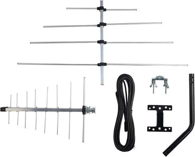 Alt view image 2 of 4 - McDuory TV Outdoor Yagi Antenna with Long Range Reception Capacity - Digital TV Antenna Available for Attic or Roof Mount, Long Range Digital OTA Antenna for Clear Reception, 4K/1080P/HD