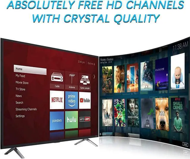 Alt view image 6 of 7 - PBD Outdoor Digital HD TV Antenna 150 Miles Motorized 360 Degree Rotation with 40FT RG6 Coax Cable - UHF/VHF / 1080P / 4K Snap-On Installation, Welcome to consult