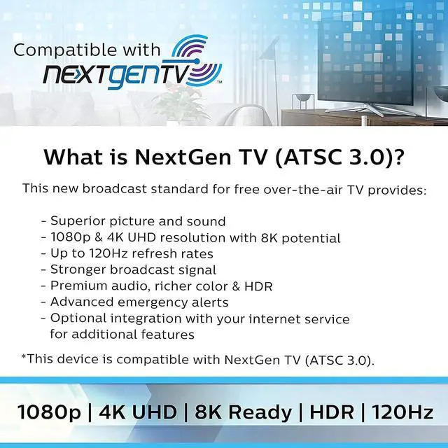 Alt view image 7 of 7 - PBD Outdoor Digital HD TV Antenna 150 Miles Motorized 360 Degree Rotation with 40FT RG6 Coax Cable - UHF/VHF / 1080P / 4K Snap-On Installation, Welcome to consult