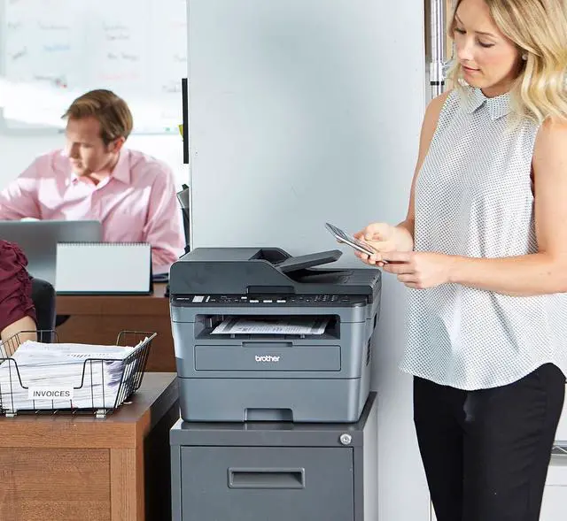 Alt view image 5 of 7 - Brother Premium MFC-L2690DW Compact Monochrome All-in-One Laser Printer