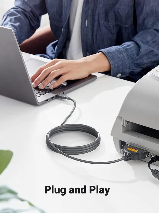 Alt view image 6 of 7 - USB to Parallel Port USB to IEEE1284 CN36 Centronics Printer Cable Adapter 10FT