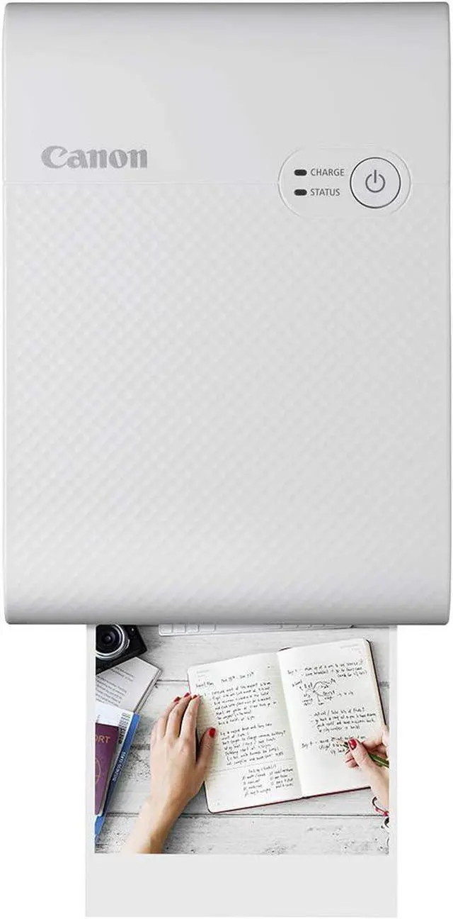 Alt view image 18 of 20 - Canon SELPHY QX10 Compact Square Photo Printer, White